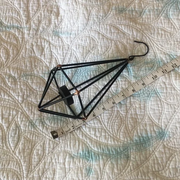 Prism Geo Votive Candle Pendant Holder Indoor out - Picture 7 of 10